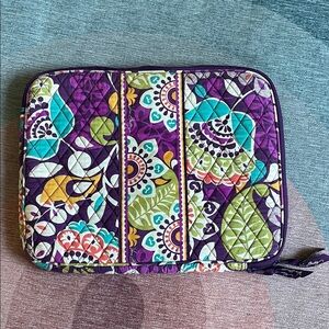 Vera Bradley Boho Paisley Quilted Lap Top Case